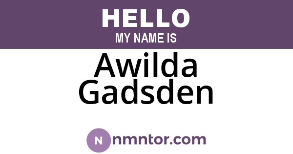 Awilda Gadsden