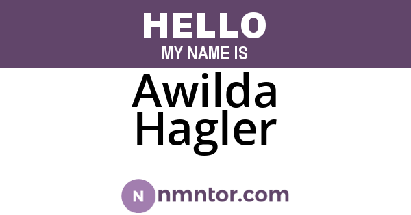 Awilda Hagler
