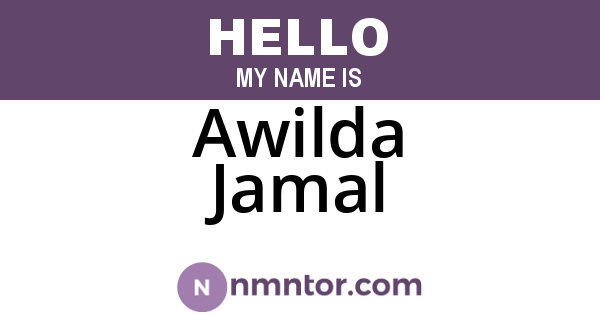 Awilda Jamal
