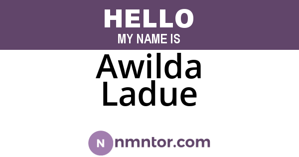 Awilda Ladue