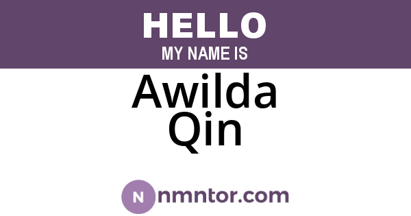 Awilda Qin