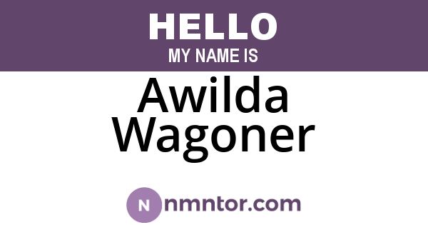 Awilda Wagoner