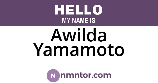 Awilda Yamamoto