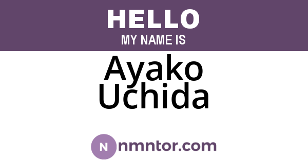 Ayako Uchida