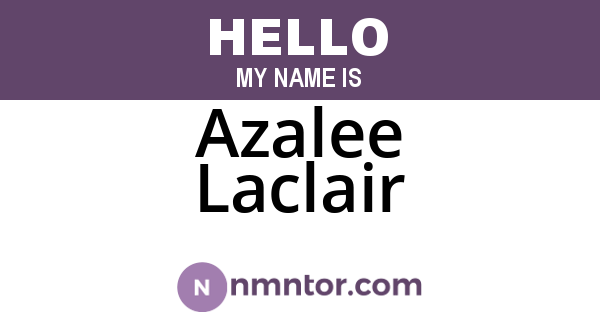 Azalee Laclair
