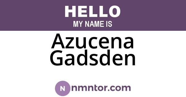 Azucena Gadsden