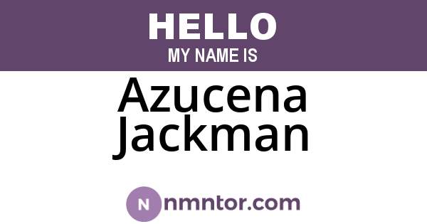 Azucena Jackman