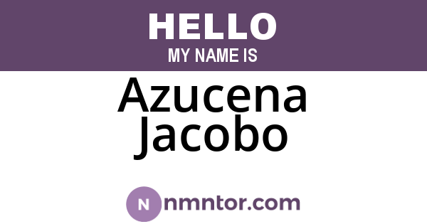 Azucena Jacobo