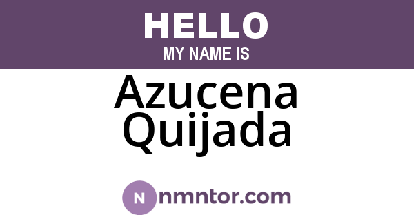 Azucena Quijada