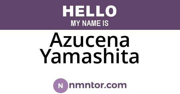 Azucena Yamashita