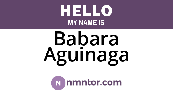 Babara Aguinaga