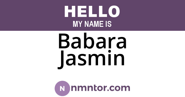 Babara Jasmin
