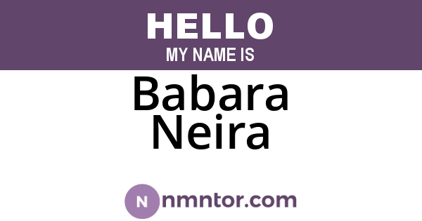 Babara Neira