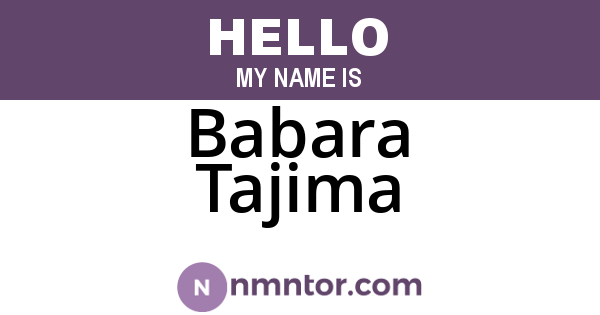 Babara Tajima