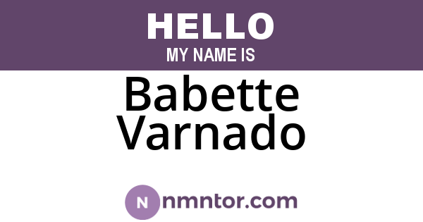 Babette Varnado