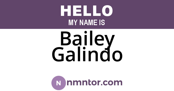 Bailey Galindo