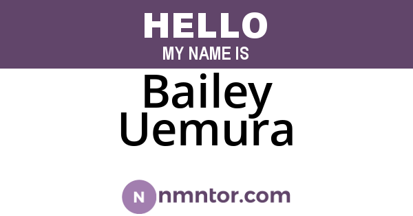 Bailey Uemura