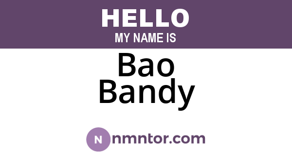Bao Bandy