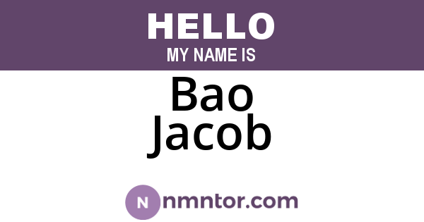 Bao Jacob