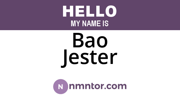 Bao Jester