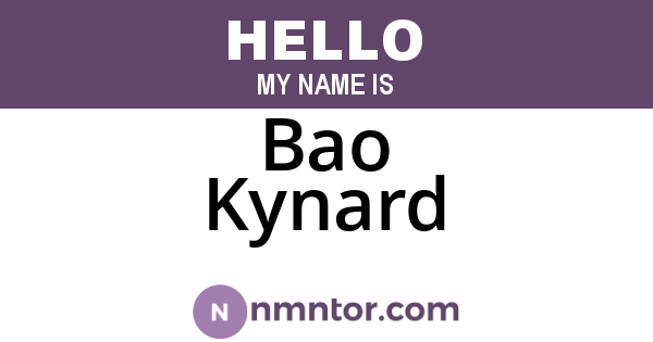Bao Kynard