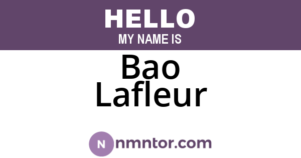 Bao Lafleur