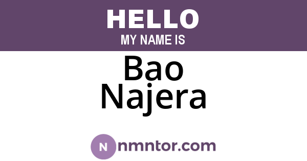 Bao Najera