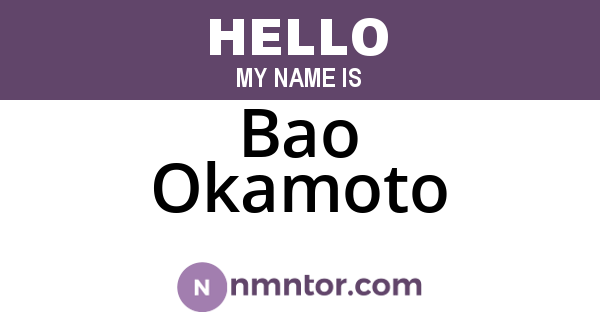 Bao Okamoto