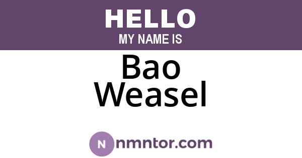 Bao Weasel
