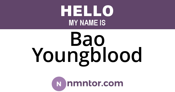 Bao Youngblood