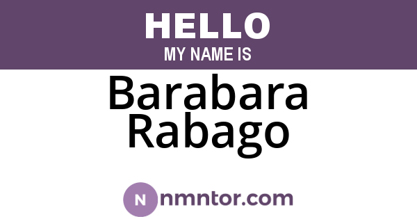 Barabara Rabago