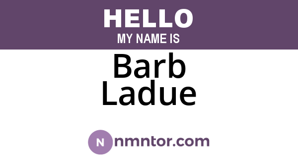 Barb Ladue