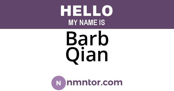 Barb Qian