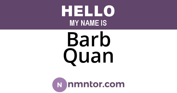 Barb Quan