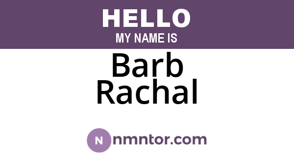 Barb Rachal