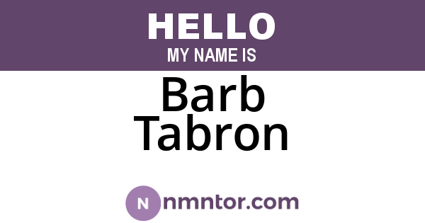 Barb Tabron