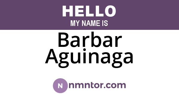 Barbar Aguinaga
