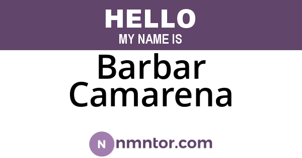 Barbar Camarena