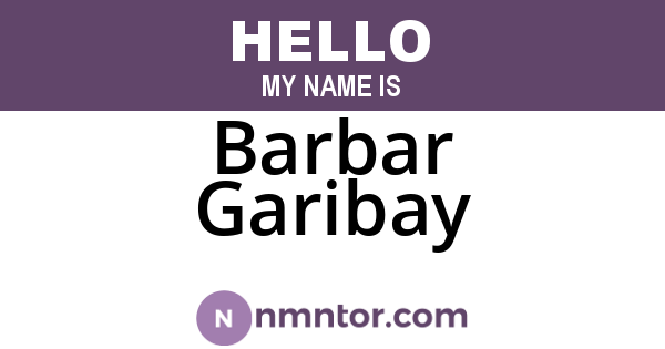 Barbar Garibay
