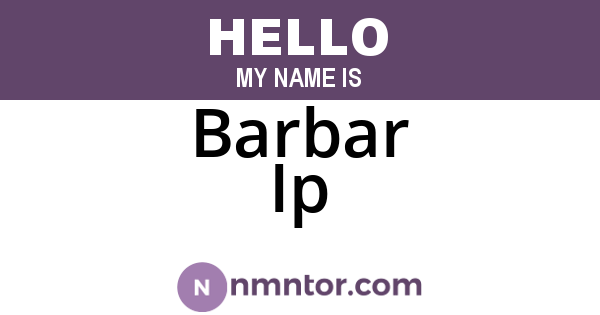 Barbar Ip