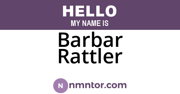 Barbar Rattler