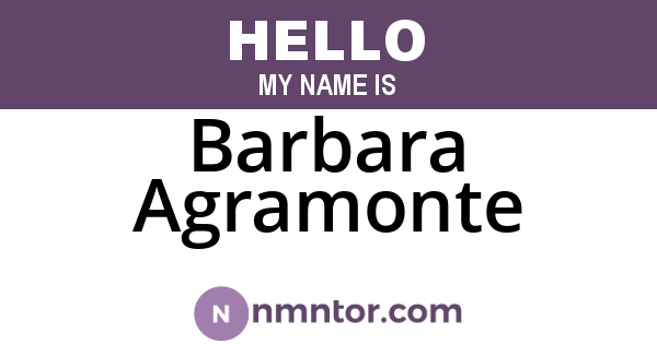 Barbara Agramonte