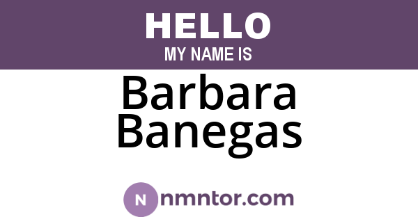 Barbara Banegas