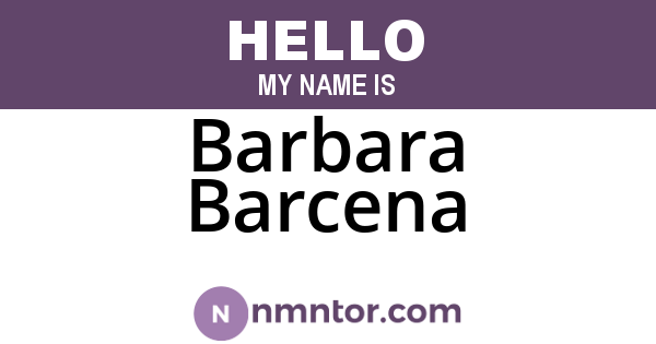 Barbara Barcena