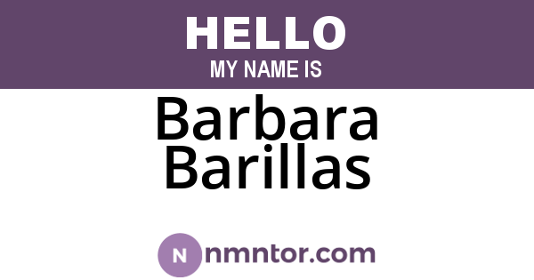 Barbara Barillas