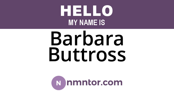 Barbara Buttross