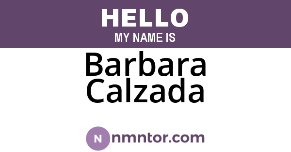 Barbara Calzada