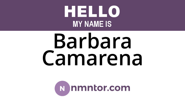 Barbara Camarena
