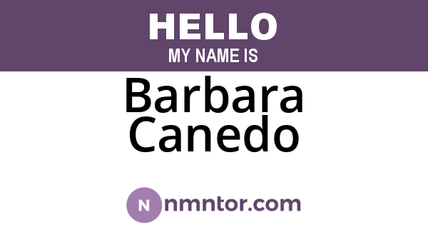 Barbara Canedo