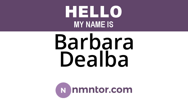 Barbara Dealba